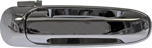 91021 Rear Passenger Side Exterior Door Handle Compatible with Select Dodge / Mitsubishi Models, Chrome (OE FIX)