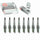 8 Pc NGK V-Power Spark Plugs Compatible with Land Rover Range Rover 4.4L V8 2003-2005