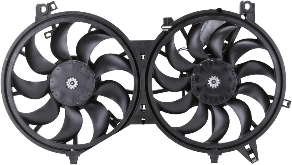 621840 Cooling Fan Assembly Compatible with 2009-2013 Infiniti G37, Black