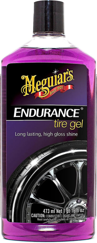 Meguiar’S Endurance Tire Gel - This Long-Lasting Formula That Restores Tires While Leaving a Brilliant, High-Gloss Finish - 16 Oz