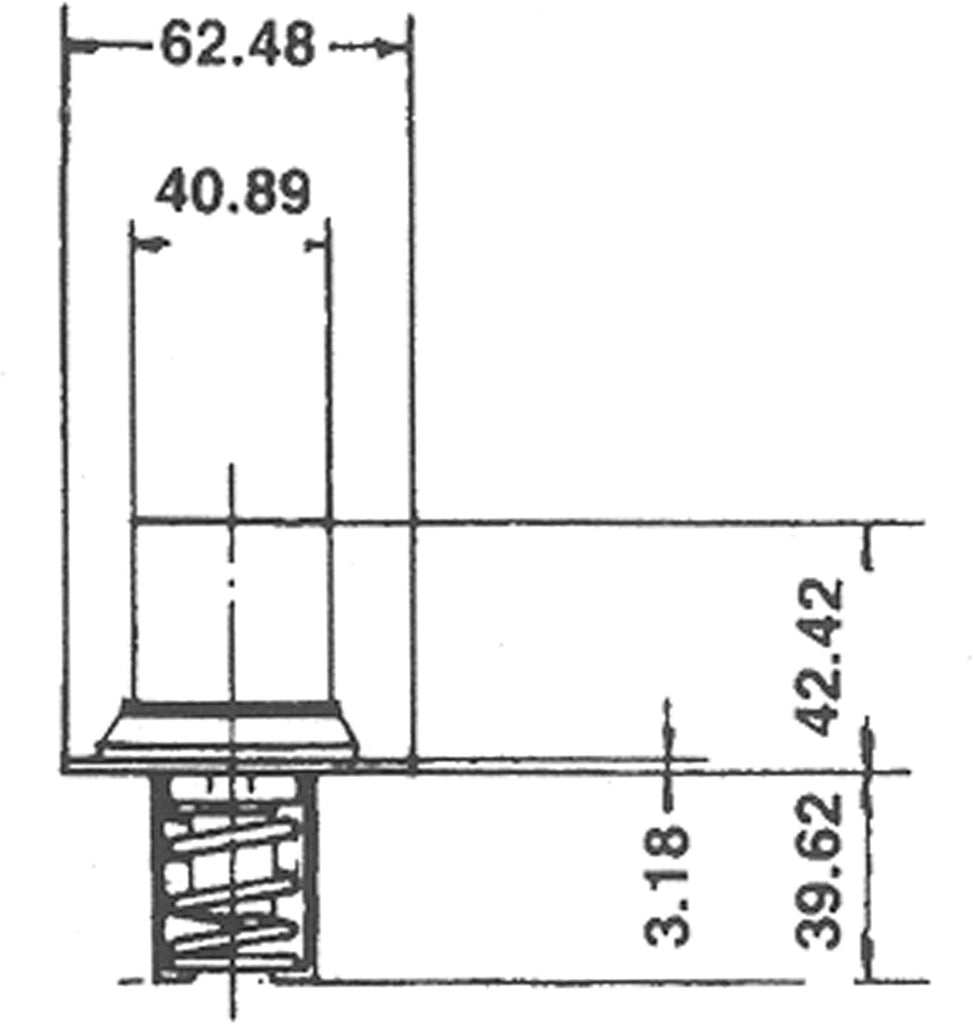 Professional 12TH5C 170 Degrees Engine Coolant Thermostat