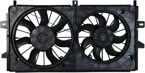 621420 Cooling Fan Assembly Compatible with 2006-2011 Chevrolet Impala , Black