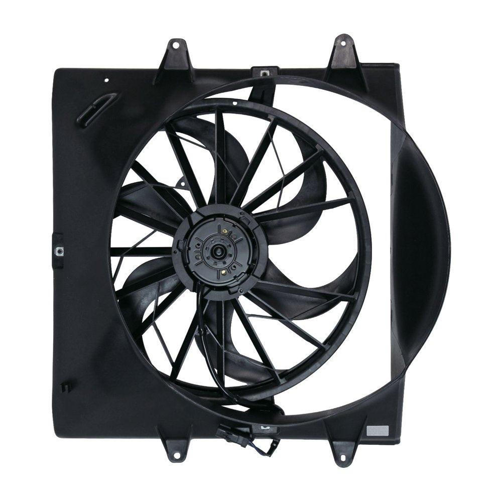 for Jeep Grand Cherokee Replacement Radiator/Condenser Cooling Fan Assembly Fits 1981 Dodge Ramcharger