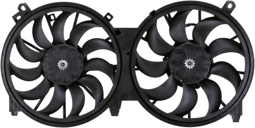 622150 Cooling Fan Assembly Compatible with 2009-2014 Nissan Maxima, Black