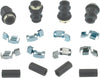 Gold 18K994X Front Disc Brake Caliper Hardware Kit with Clips, Seals, and Bushings