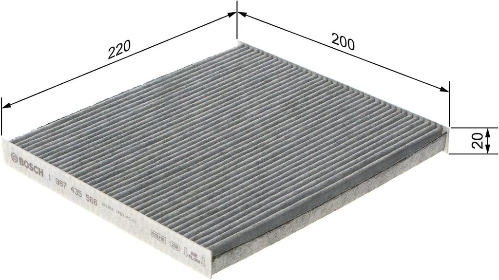Bosch R5566 - Cabin Filter Activated-Carbon