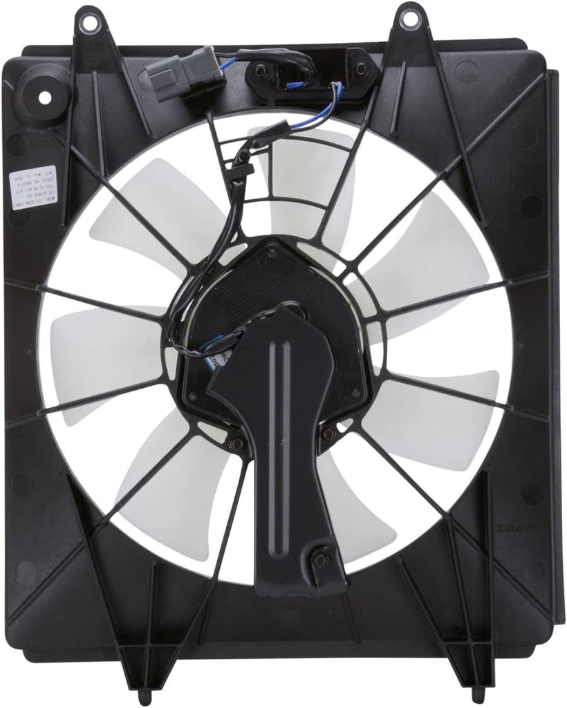 610820 Cooling Fan Assembly Compatible with 2007-2009 Honda CRV , Black