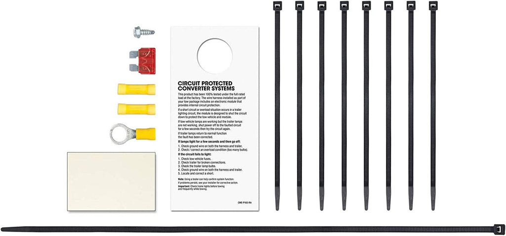 56316 Vehicle-Side Custom 4-Pin Trailer Wiring Harness, Fits Select Hyundai Elantra Sedan Limited, Black