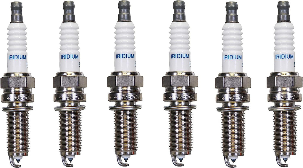 Denso Set 6 Iridium Long Life Spark Plugs Gap 0.032 for Mercedes Mitsubishi V6