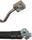 Professional 18J4099 Front Driver Side Hydraulic Brake Hose
