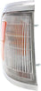 Compatible with Toyota Pickup Corner Light 1992 93 94 1995 Passenger Side | Clear & Amber Lens | W/Chrome Trim | 2WD | TO2521129 | 8161035100