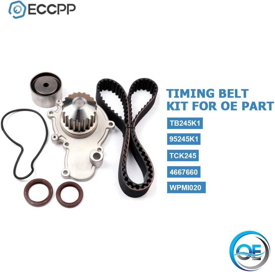 Timing Belt Water Pump Kit Fit for 1995-2005 for Chrysler Neon Cirrus for Dodge Neon Stratus Plymouth Neon Breeze 2.0L L4 SOHC 16VIN Code C
