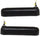 Karparts360 for Nissan Pickup 1990-1997 Exterior Door Handle Driver and Passenger Side | Pair | Front | Outer | Black | 8060701A10, 8060601A10 | NI1310102, NI1311102