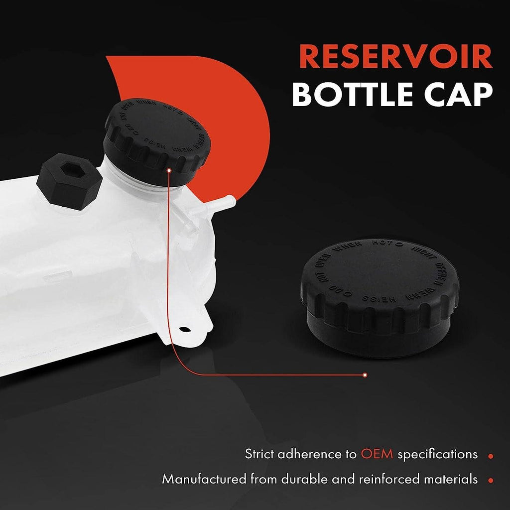 A-Premium Engine Coolant Overflow Recovery Reservoir Tank [W/Cap] Compatible with BMW 325 1986-1987, 325E 1984-1987, 325Es 1986-1987, 325I 1987, 325Is 1987, 528E 1982-1988, Replace # 17111707540