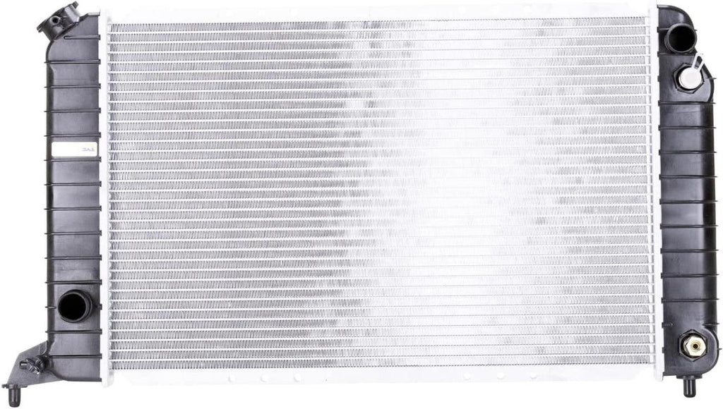 2261 Compatible with CHEVROLET S10 Pickup 1-Row Plastic Aluminum Replacement Radiator , Black