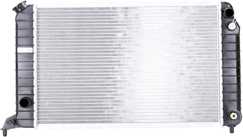 2261 Compatible with CHEVROLET S10 Pickup 1-Row Plastic Aluminum Replacement Radiator , Black