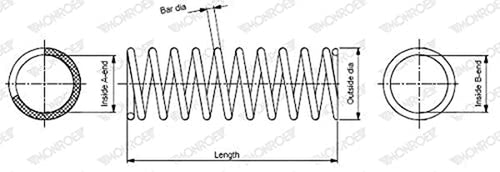 SP3355 OESPECTRUM Coil Spring