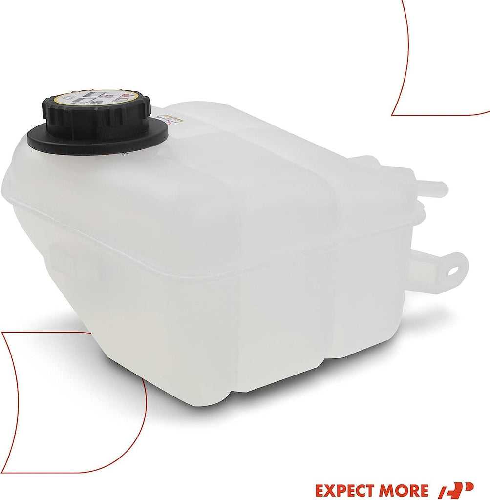 A-Premium Engine Coolant Overflow Recovery Reservoir Tank [With Cap] Compatible with Ford Focus 2000-2007 [For 4Cyl 2.0L 2.3L ], Replace# 5S4Z8A080AA, 3S4Z8A080AC