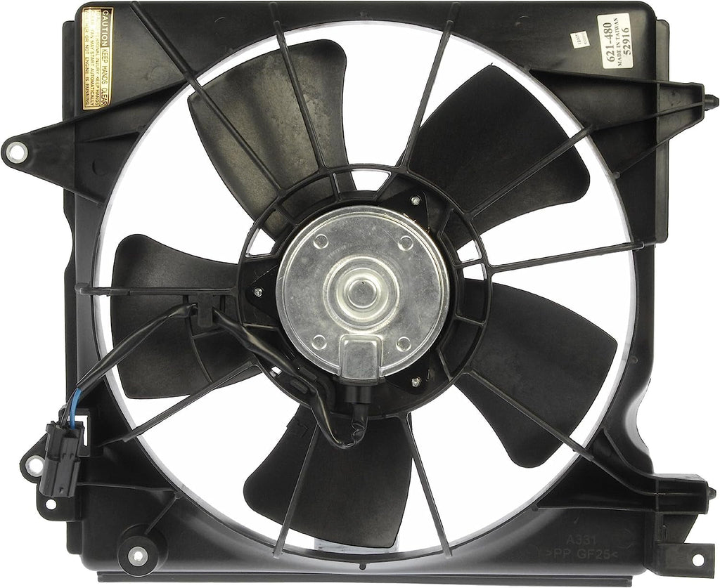 Dorman 621-480 Engine Cooling Fan Assembly Compatible with Select Acura/Honda Models