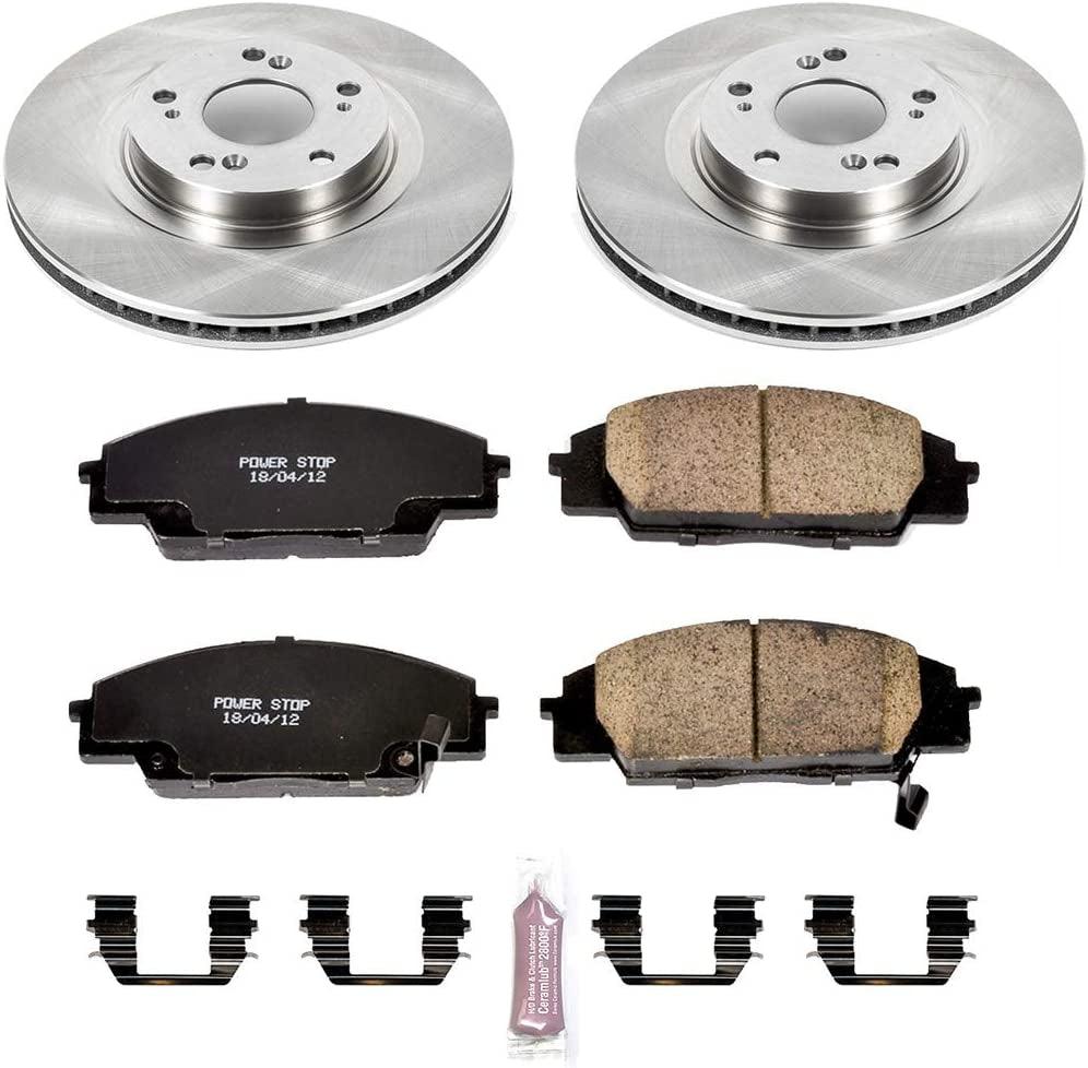 KOE2439 Autospecialty Front Replacement Brake Kit-Oe Brake Rotors & Ceramic Brake Pads