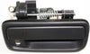 Front Exterior Door Handle Kit Compatible with 1995-2004 Toyota Tacoma Textured Black Driver and Passenger Side