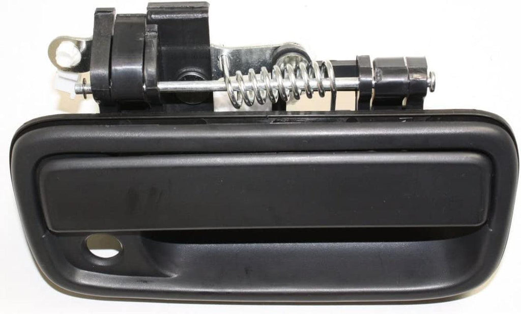 Front Exterior Door Handle Kit Compatible with 1995-2004 Toyota Tacoma Textured Black Driver and Passenger Side