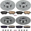 KOE4468 Autospecialty Front and Rear Replacement Brake Kit-Oe Brake Rotors & Ceramic Brake Pads