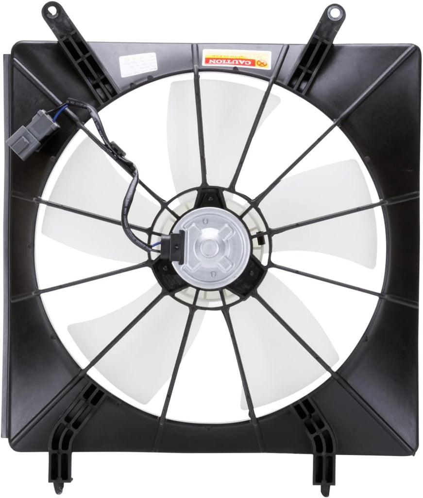 600530 Cooling Fan Assembly Compatible with 2002-2006 Honda CRV , Black