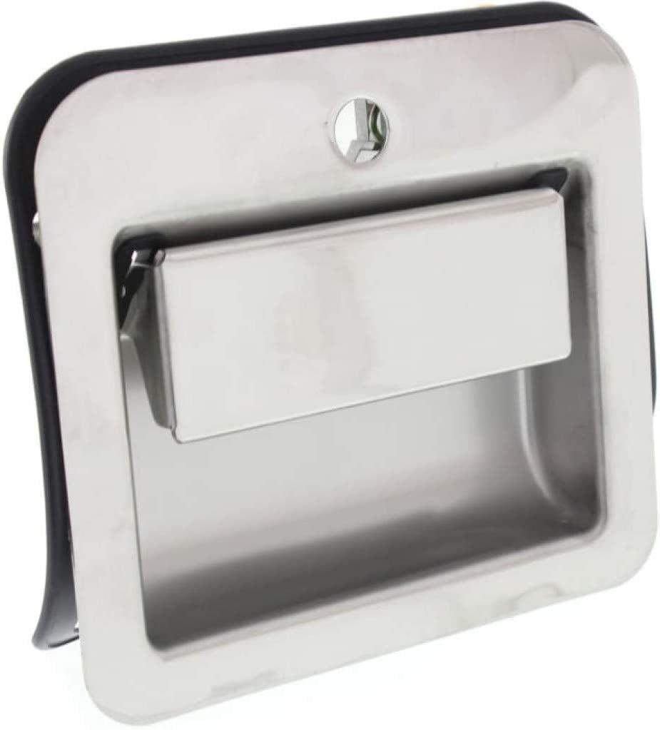 For Kenworth T300 Exterior Door Handle Front, Driver Side Chrome (1995-2001) | Trim: Base