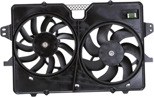 622120 Cooling Fan Assembly Compatible with 2008-2012 Ford Escape , Black