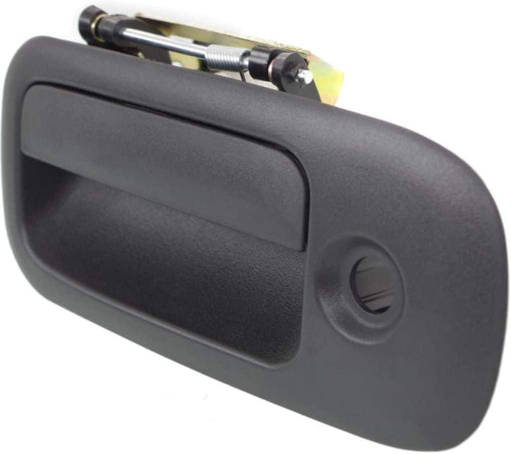 For Chevy Express 1500 Exterior Door Handle Front Driver Side Textured Black 2010-2014 | with Key Hole| Trim: Base/Ls/Lt