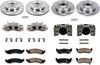 KCOE1443 Autospecialty 1-Click OE Replacement Brake Kit with Calipers