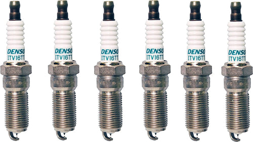 Denso Set of 6 Iridium TT Spark Plugs Gap 0.040 for GM Mazda Suzuki V6