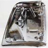 Compatible with Toyota Pickup Corner Light 1992 93 94 1995 Driver Side | Clear & Amber Lens | W/Chrome Trim | 2WD | TO2520127 | 8162035100