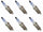 6 Spark Plugs Genuine FORD Motorcraft SP486 OEM # AGSF42FM Finewire V6