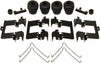 Gold 18K18178 Front Disc Brake Caliper Hardware Kit with Clips, Springs, Seals, and Bushings