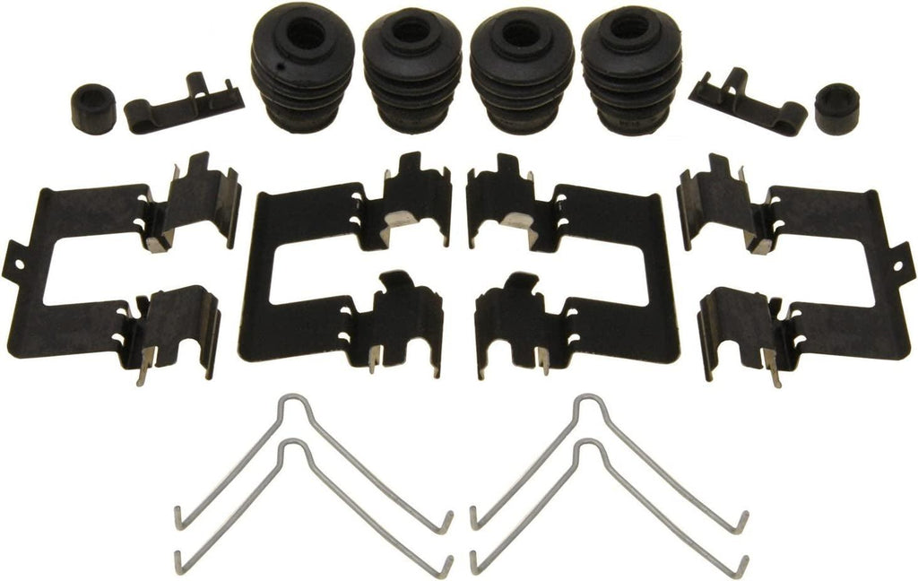 Gold 18K18178 Front Disc Brake Caliper Hardware Kit with Clips, Springs, Seals, and Bushings