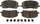 Silver 14D884CHF1 Ceramic Front Disc Brake Pad Set