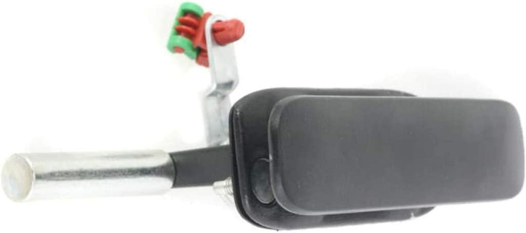 For Ford E-350 Super Duty Exterior Door Handle Rear - Side Sliding Door Smooth Black (1999-2014) | Trim:All Submodels