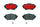 Brembo Front Disc Brake Pad Set for 14-18 3 (P49052N)