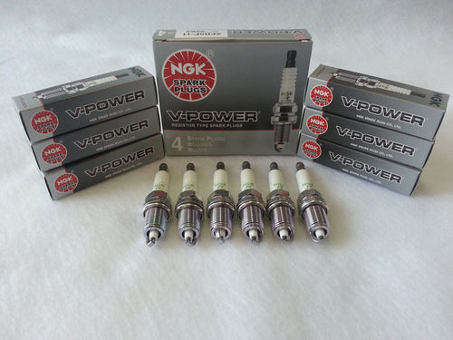 6-New NGK V-Power Copper Spark Plugstr55 #3951 Made in Japan