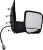 Dorman 955-1332 Passenger Side Power Door Mirror - Folding Compatible with Select Ford Models, Black