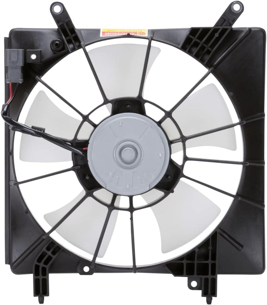 600600 Cooling Fan Assembly Compatible with 2002-2006 Acura RSX , Black