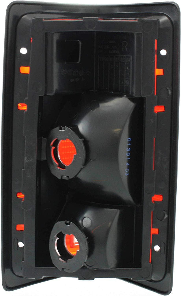 Tail Light for DODGE DAKOTA 87-96 RH Lens and Housing W/Black Outer Trim