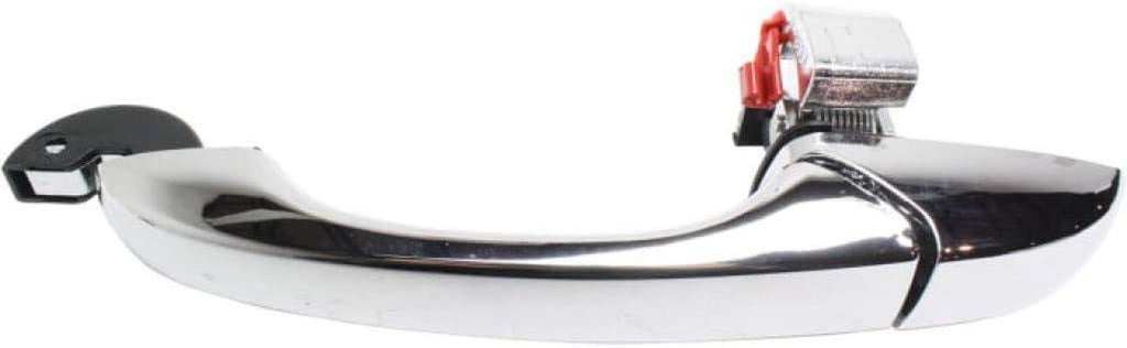 Compatible with Dodge Journey Exterior Door Handle 2009 2010 Driver Side | Rear | Chrome | Trim:All Submodels | CH1520129 | 4589659AA