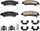 (Z23-729) Z23 Evolution Sport Brake Pads, Rear