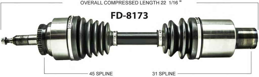 FD-8173 CV Axle