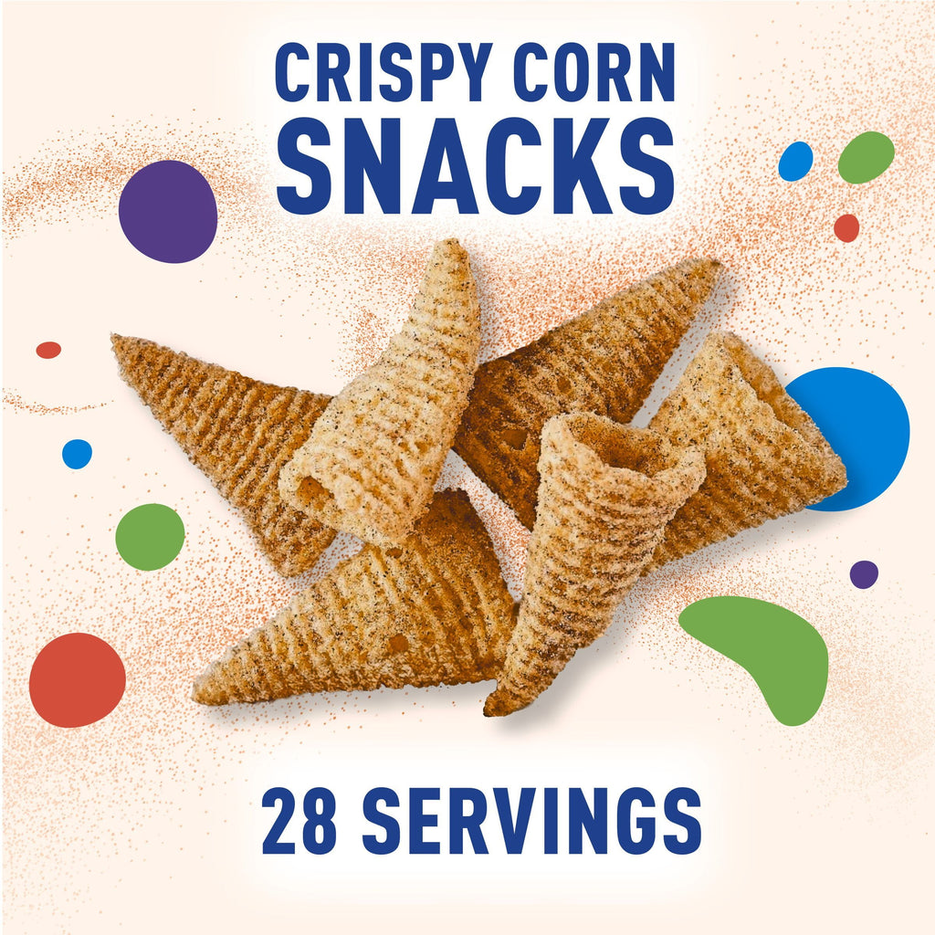 Bugles Cinnamon Toast Crunch Crispy Corn Snacks, 30 OZ