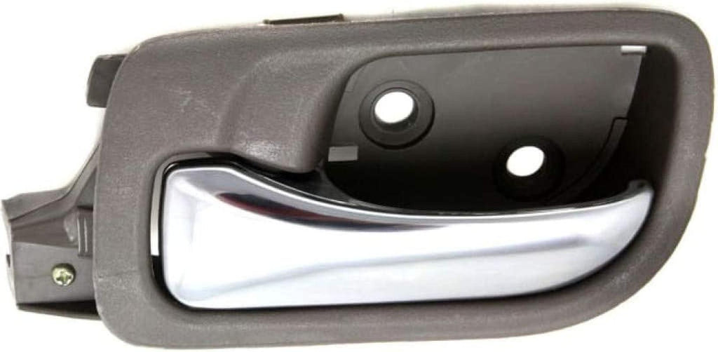 for Honda Accord Interior Door Handle Rear, Driver Side Brown Bezel with Chrome Lever (2003-2007) Trim:All Submodels | HO1552115 | 72660SDAA02ZB