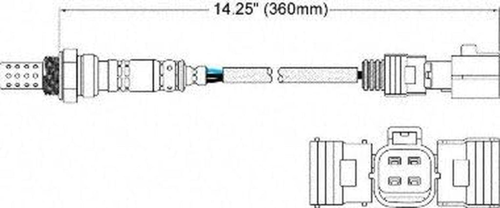 250-24420 4-Wire Oxygen Sensor